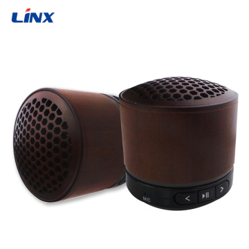 Mini haut-parleur Bluetooth sans fil en bois mains libres 2019