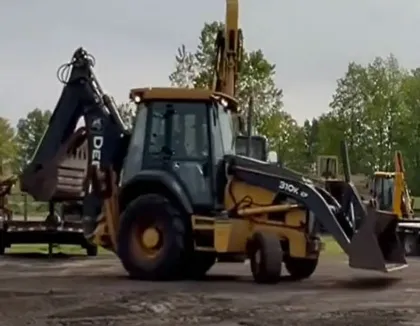 1 Ton Used Backhoe Loader with Excavation for Sale in USA