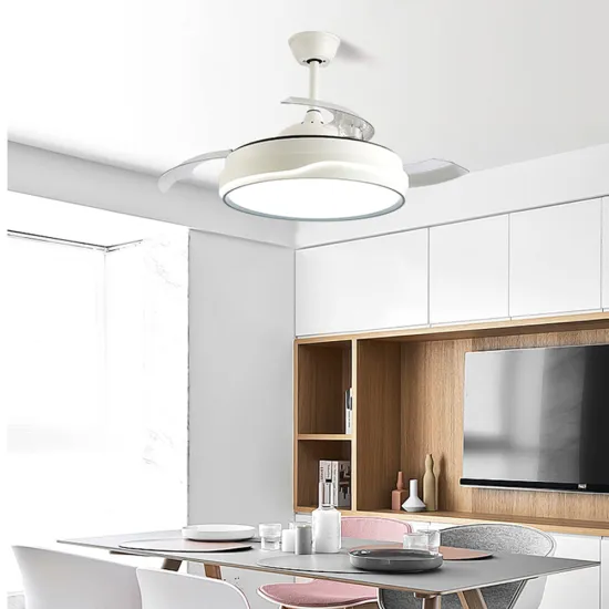 18W 220V Bladeless Ceiling Fan with LED Light and Remote