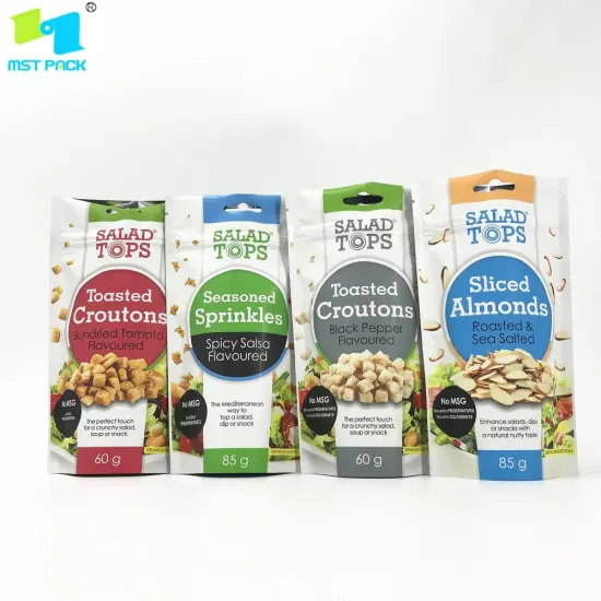 Plastic Material Packaging Bag For Fresh Salads