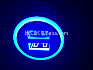 Little rocket dual usb car charger tiny rocket 2U car charger small rocket car charger