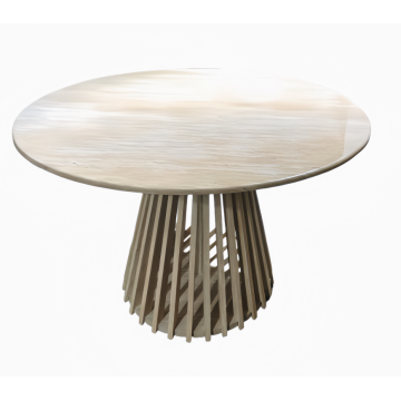 Feria de Cantón Show Mesa de mármol redonda de 1,2 m