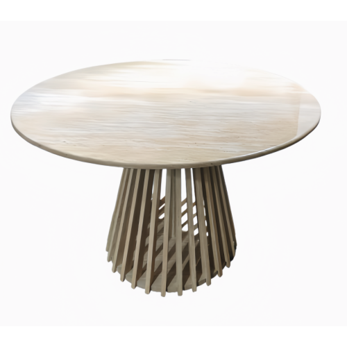 Feria de Cantón Show Mesa de mármol redonda de 1,2 m