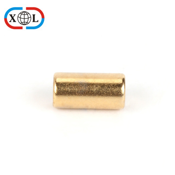 Magnete neodimio cilindro placcatura in oro