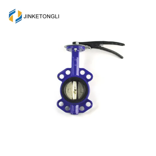 JKTLWD044 resilient seat ductile iron lined butterfly valves