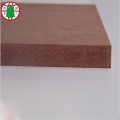 Chinese ttypes of wood red mdf fireproof