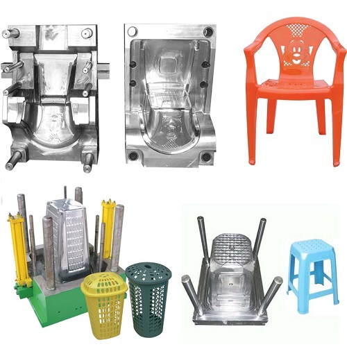 Furniture Plastic Injection Armrest Chair Mould