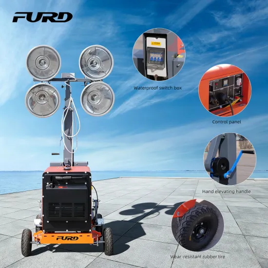 New 5M Tower Lights EPA Certification With Diesel Generator Light Tower