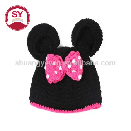 lalaloopsy beanie,knitted pom pom,children handmade crochet hat