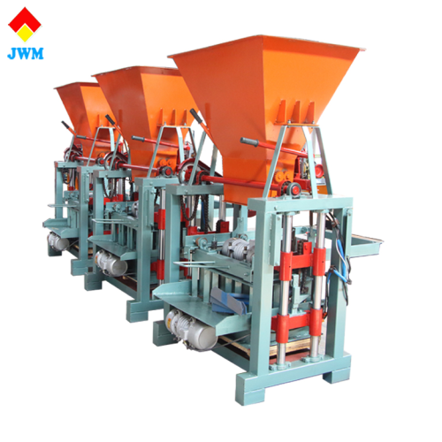 Semi Automatic Cement Solid Block Making Machine