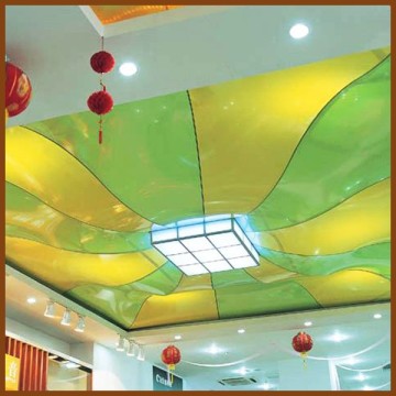 Glossy surface plastic pvc film for stretch ceiling
