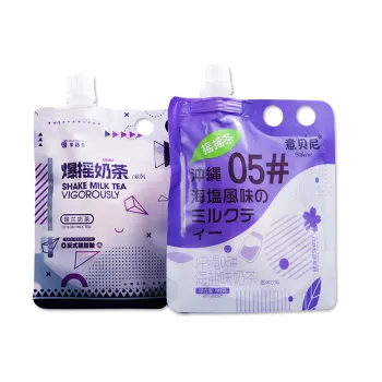 Reusable Liquid Spout Pouch Juice Drink Milk Packaging Bag Squeeze Pouch