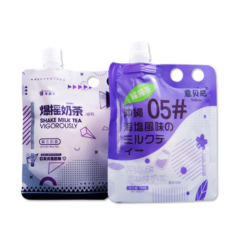 Reusable Liquid Spout Pouch Juice Drink Milk Packaging Bag Squeeze Pouch
