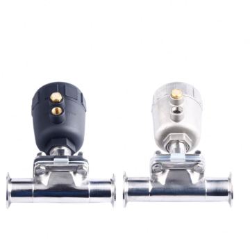 Food Grade SS316L Manual Sterile Multi-Channel Diaphragm Valve