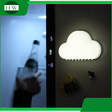 Promotion White Kids Baby Bed Living room Hallway sound sensor voice control USB LED cloud Lamp Night Light
