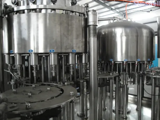 4 In 1 Non-carbonated Juice Pulp Piston Filling Monoblock Machine 304 Stainless Steel