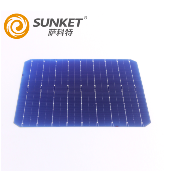 Kecekapan Tinggi Mon Solar Cell 166mm 9BB