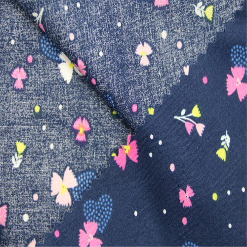 Artistic Fresh Cotton Printed Plain Fabric