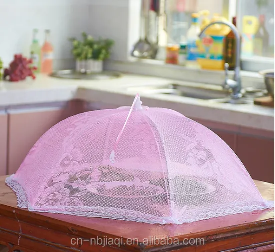 Umbrella Style Anti-Fly Mosquito Table Mesh Food Cover