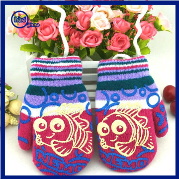 Yhao Autumn Winter Cartoon Animals Patterns Kids Children Mittens