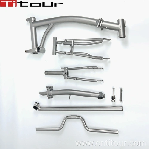 Titour Titanium Fork & Stem for Brompton