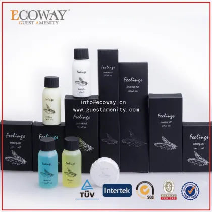 black paper box bathroom accessories yangzhou hotel amenities travel kit