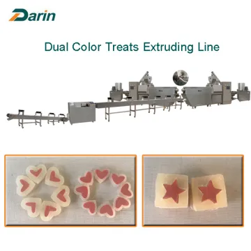 Twist Dog Treats Single Screw Extruding Processing Line