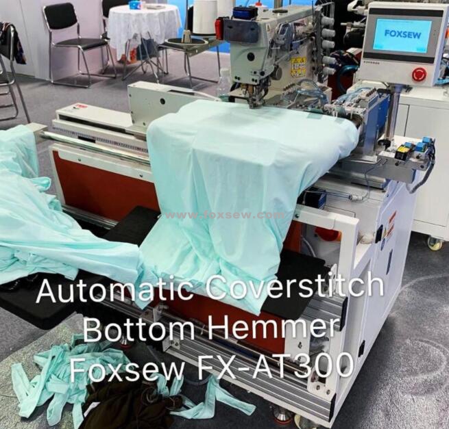 Automatic Tubular Coverstitch Bottom Hemmer Fx At300 009