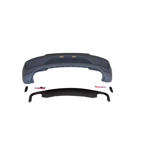 KSEE Body Kit Car Rear Bumper for 2015 Scirocco R