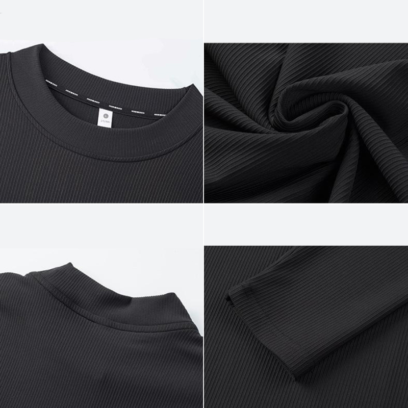 Wholesale Solid Color Long Sleeve Sports Shirt