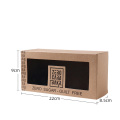 350GSM Window Brown Paper Box aanpassen