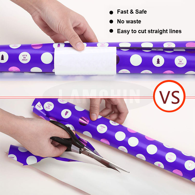 Rolled Paper Cutting Device Gift Wrapping Paper Cutting Cutter Wrapping