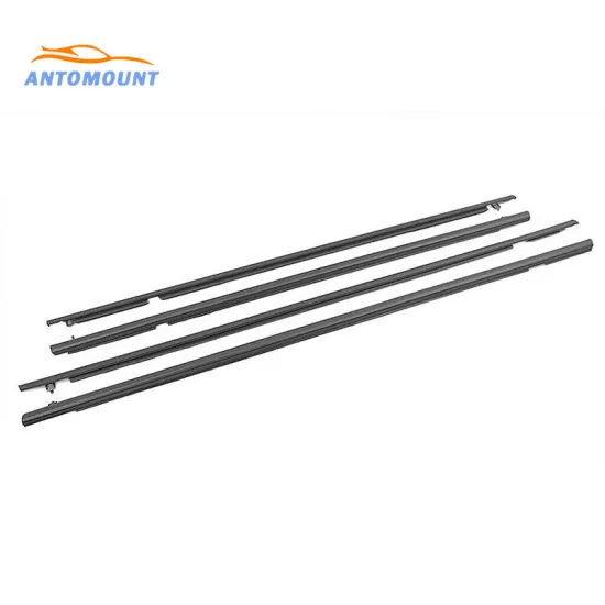 Black Window Strip Weatherstrip for Mazda 3 Uda Door Molding Trim Outside