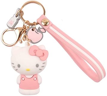 Cartoon Keychain Hello Kitty Womens Purse Charms