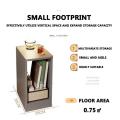 Ultra Narrow Simple Bedside Cabinet Mini Small Simple Bedroom Home Rental Housing Shelf Bedside Table Solid Wood Color