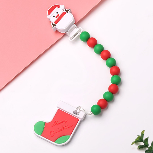 Silicone Teething Baby pacifier clip