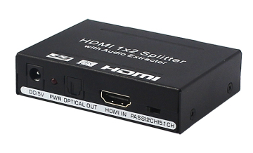 HDMI Video distributor with Audio extractor