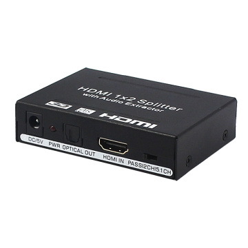 1 X 2 Audio Extractor HDMI Splitter