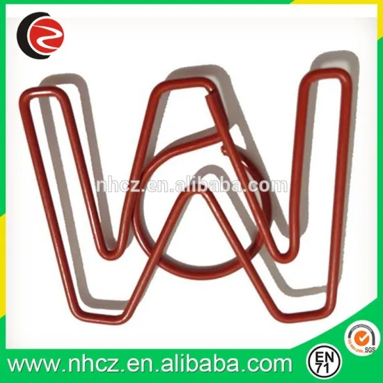 Letter W Shaped Paper Clips