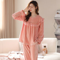 women's island fleece thick pajamas