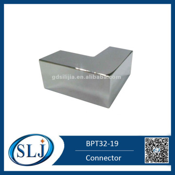 Double Side 90 Degree Square Shower Bar Connector BPT32-19