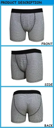 Mens Underwear Sexy Cotto Spandex Custom Blank Boxer Briefs