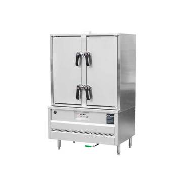 Commercial Food Steamer: 2 Door Stainless Steel Restaurant Steamer with Price for Sale