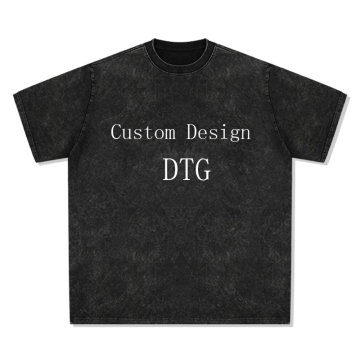 T-shirt grafici da stampa diretta al garmento personalizzati di grandi dimensioni