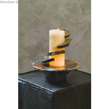 SidestepTabletop Slate Fountain Indoor Outdoor Fountain