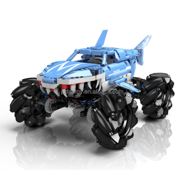 Explore the Exciting World of Mould King's 18032 McWheel Monster Truck Megalodon Model Building Blocks: A Creative Puzzle Toy Gift for Children