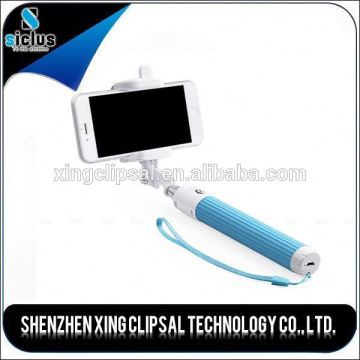 2015 new products electronics foldable selfie stick with cable, monopod selfie stick