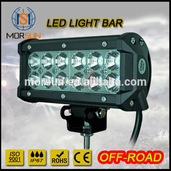 7 Inch Double Row 36W 2800lm led driving light bar combo beam
