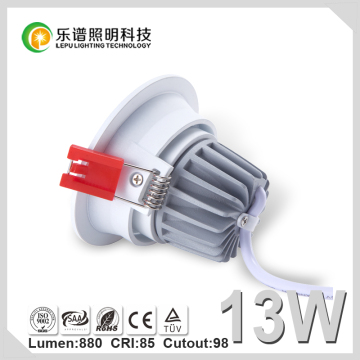 cob 13w cri85ra 800-880lumen color temperature 2700k/3000k/4000k/5000k