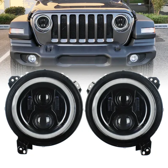 Aukma 9 Inch Round LED Headlight Hi-Low Beam DRL for Jeep Wrangler JL 2018-2020